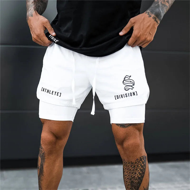 Men's Quick-Dry Athletic Shorts - Dual Flex Comfort
