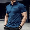 Men's Breathable Slim-Fit Polo Shirt 
